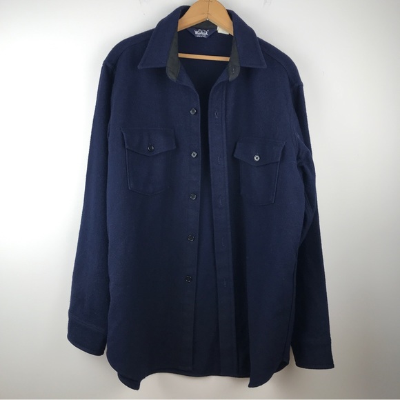 SOLD - Vintage Woolrich Wool Button Down Shirt - Picture 2 of 15
